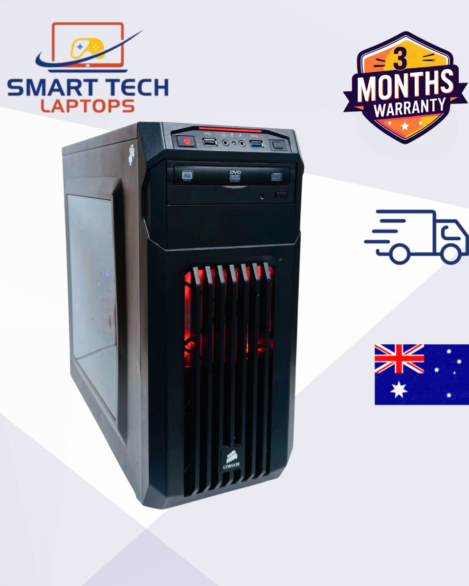 Custom Gaming PC i5-10400 16GB RAM RTX 2060 6GB 512GB SSD Windows 11 Pro image 0