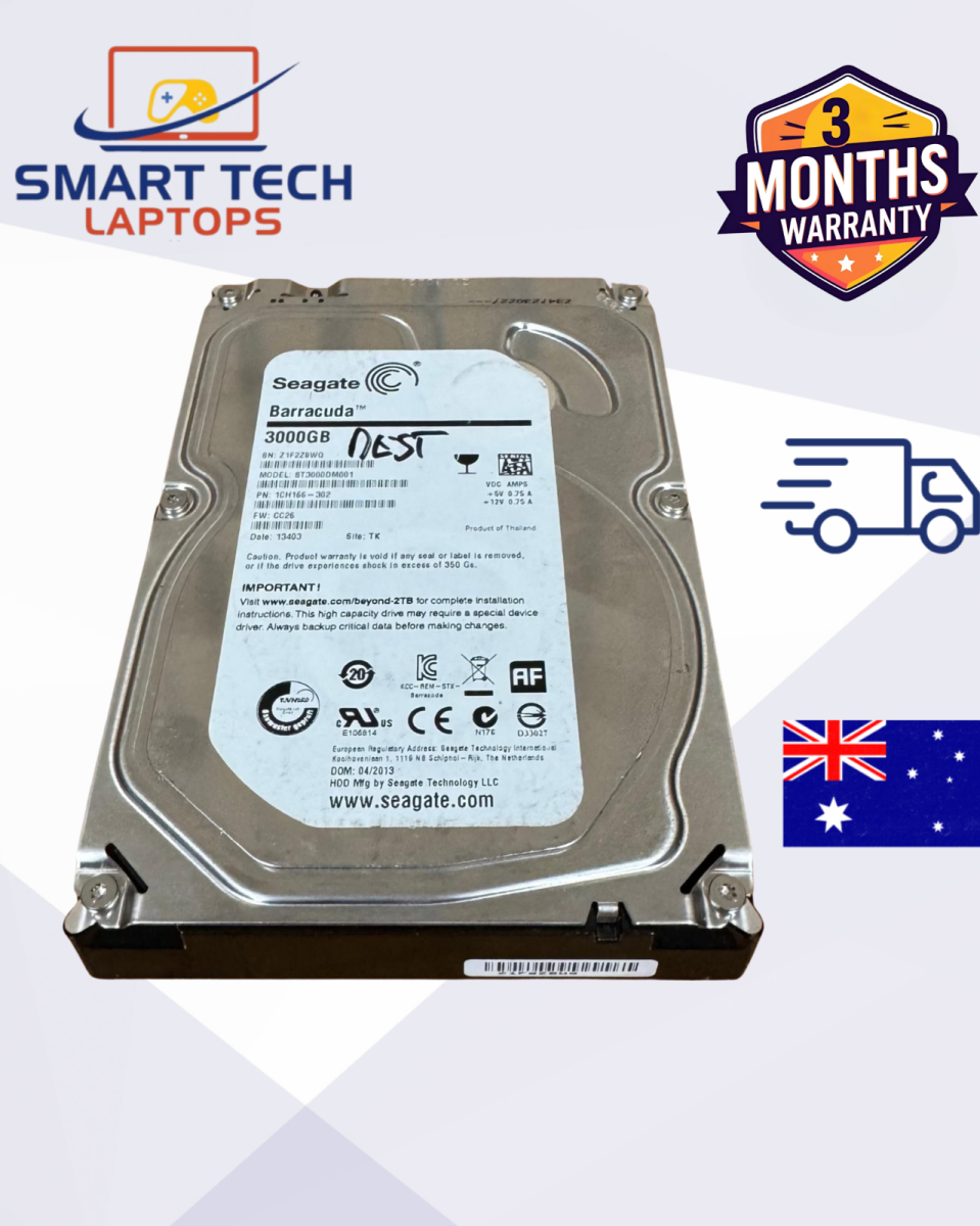 Seagate Barracuda 1TB – Model ST3000DM001 – 3.5" SATA 6Gb/s 7200RPM 64MB Cache image 0