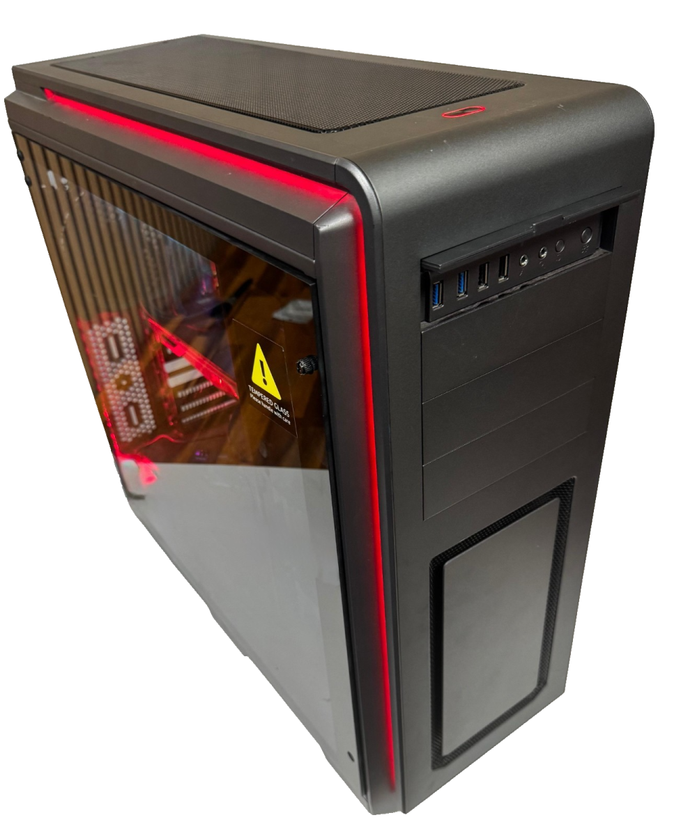 Custom Gaming PC i9-7980XE 32GB RAM 1TB SSD NVIDIA Titan V RGB Liquid Cooled image 1