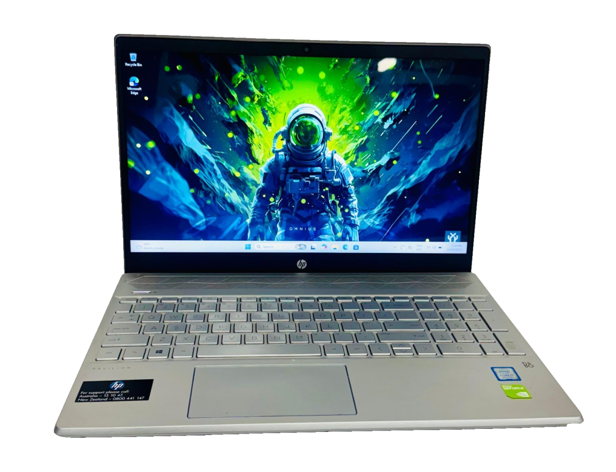 HP Pavilion 15-cs013TX i7-8550U 16GB RAM 256GB SSD MX130 15.6" Laptop Win 11 Pro image 2