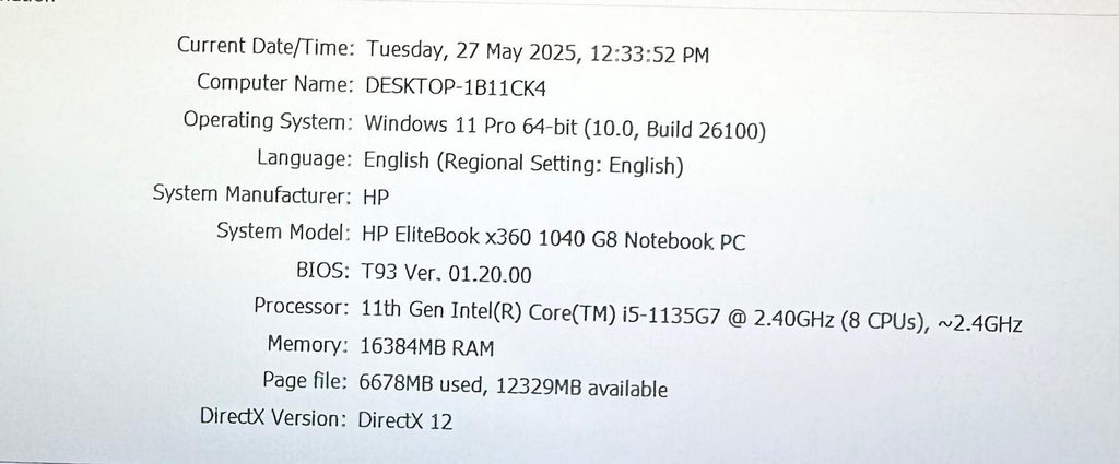 HP ELITEBOOK X360 1040 G8 TOUCH CORE i5 1135G7 16GB RAM 512GB SSD Win 11P image 6