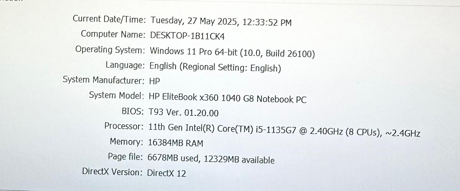 HP ELITEBOOK X360 1040 G8 TOUCH CORE i5 1135G7 16GB RAM 512GB SSD Win 11P image 6