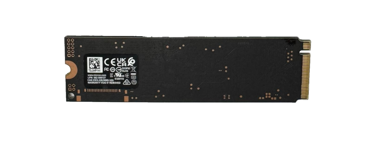 Micron 2TB NVMe SSD MTFDKBA2T0TFH Gen4 PCIe M.2 2280 High Speed SSD, 100% Health image 2