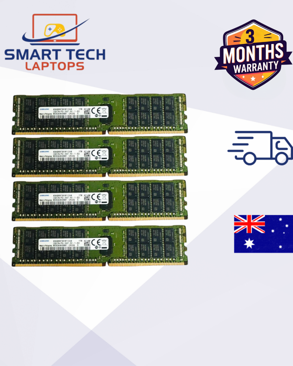 Samsung 128GB (4×32GB) DDR4 ECC RDIMM Registered Server Memory PC4-2400T image 0