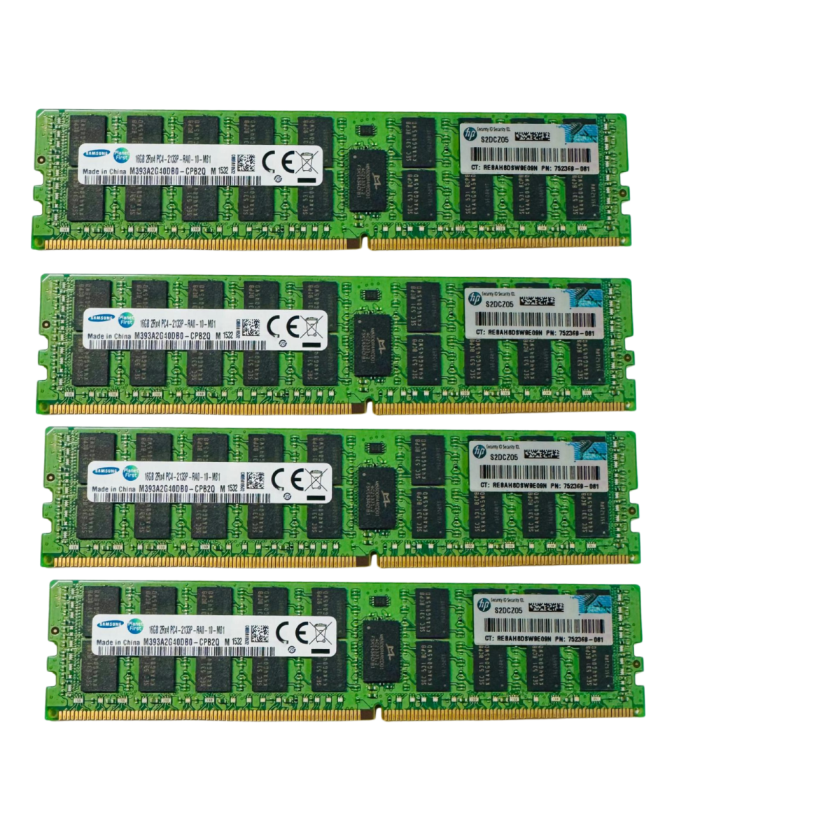 64GB (4×16GB) Samsung DDR4 ECC Registered Server RAM – PC4-2133P – RDIMM image 1