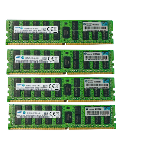 64GB (4×16GB) Samsung DDR4 ECC Registered Server RAM – PC4-2133P – RDIMM image 1