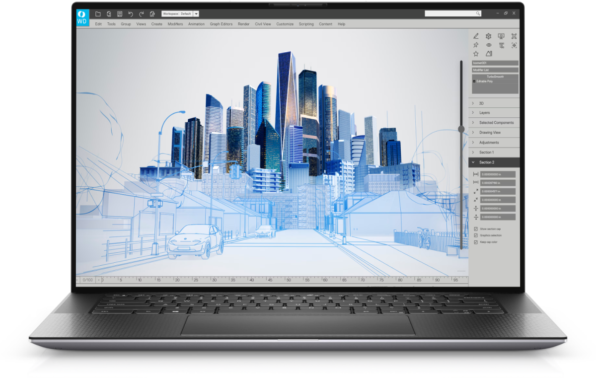 Dell Precision 5560 15.6" 4K Touch Laptop i7-11850 32GB RAM 512GB SSD GPU T1200 image 1