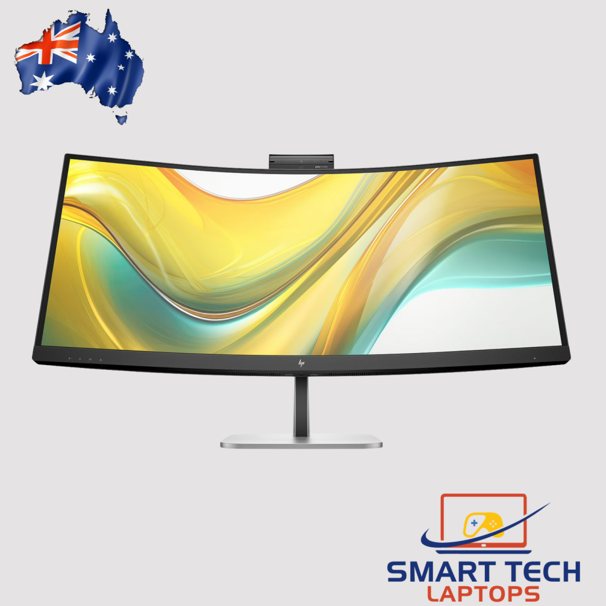 HP E34m G4 34″ WQHD Curved USB-C Conference Monitor – Camera, Mic - No Stand image 0