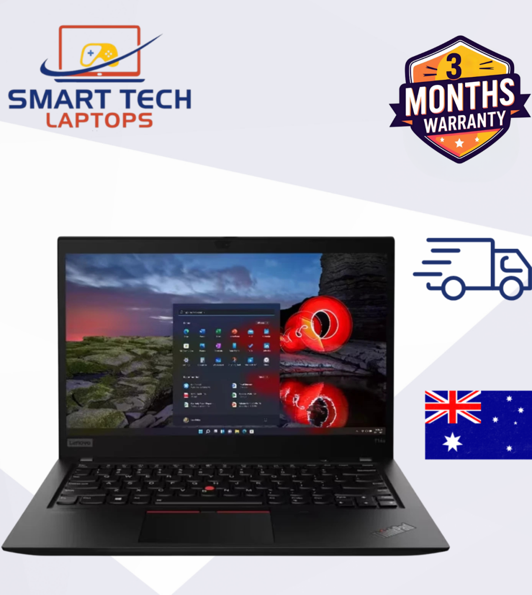 Lenovo ThinkPad T14s Gen 2 14" Touch i7-1165G7 16GB RAM 512GB SSD FHD Laptop image 0