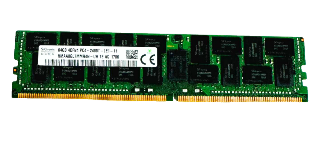 256GB (4×64GB) SK Hynix DDR4 ECC Registered Server RAM – PC4-2400T – RDIMM image 1