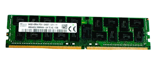 256GB (4×64GB) SK Hynix DDR4 ECC Registered Server RAM – PC4-2400T – RDIMM image 1
