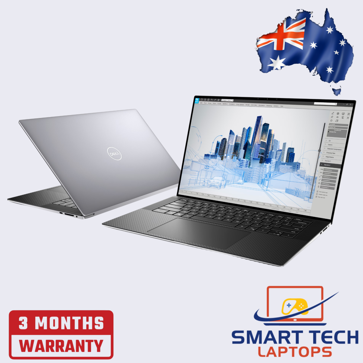 Dell Precision 5560 15.6" 4K Touch Laptop i7-11850 32GB RAM 512GB SSD GPU T1200 image 0