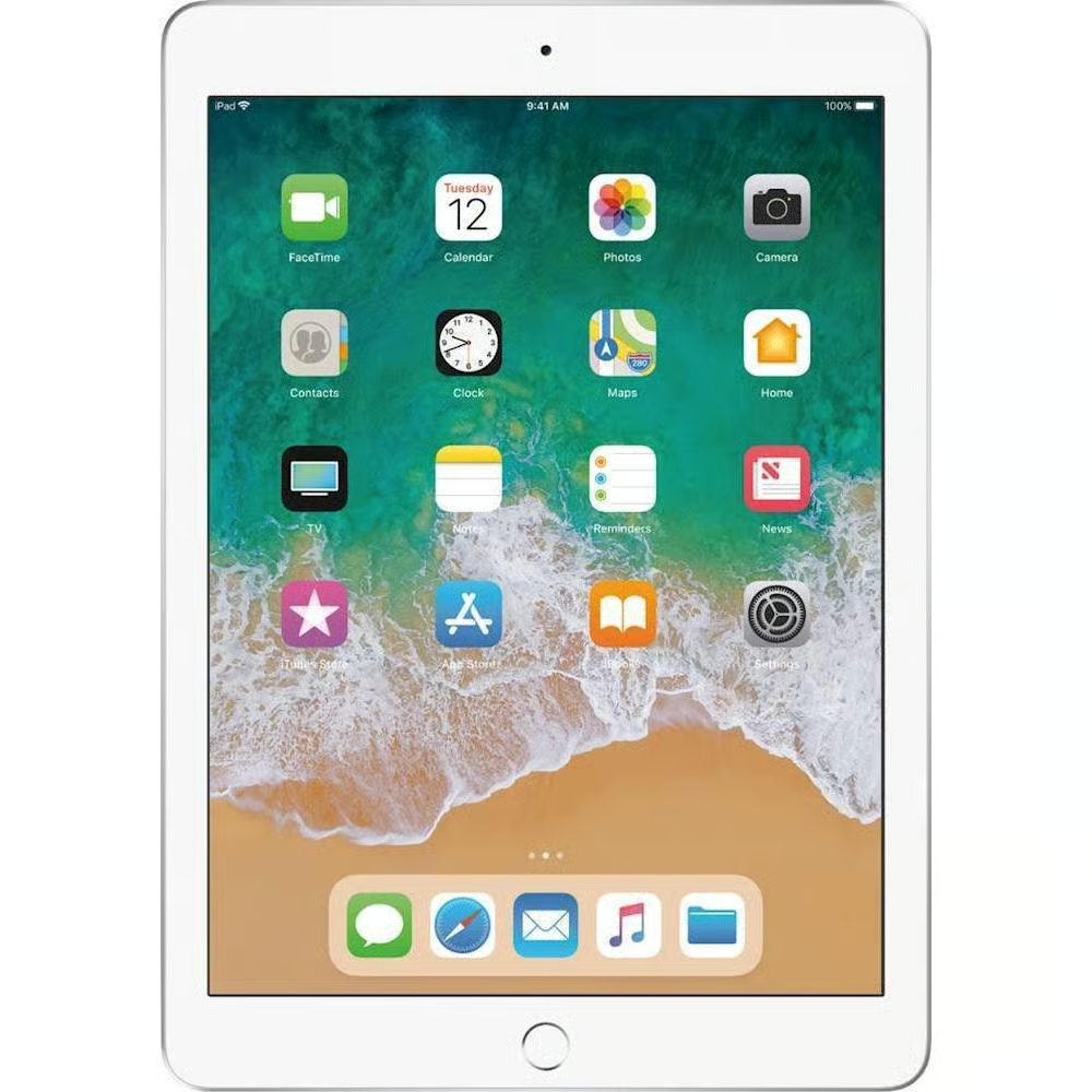 Apple iPad 5th Generation (128GB, Wi-Fi, Silver, A1822) image 3